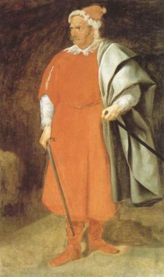 Diego Velazquez The Buffoon Don Cristobal de Castaneda y Pernia (Barbarroja) (df01) Spain oil painting art